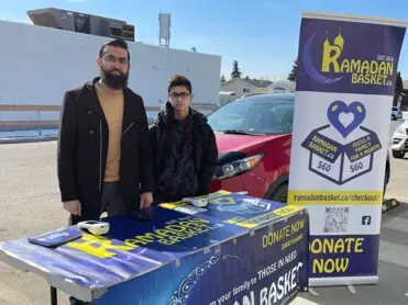 Community members coming together to support the cause